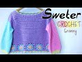 Sweter Granny CROCHET Paso a Paso | PRINCIPIANTES