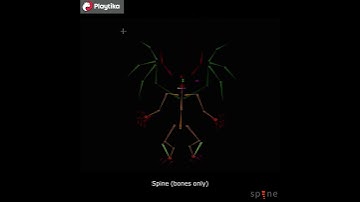 Spine 2D - Gargoyle symbol animation demo #2danimation #spine #spine2d #madewithspine