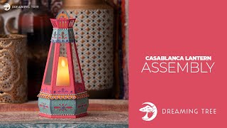 SVG File - Casablanca Lantern - Assembly Tutorial (For Cricut, Silhouette, and ScanNCut)