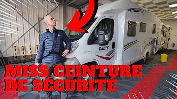 Comment installer des ceintures de sécurité dans un camping-car ?