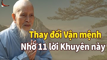 11 Lời khuyên giúp Thay đổi Vận mệnh Cuộc đời mỗi người - DCCĐ