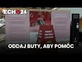 Oddaj buty, aby pomóc