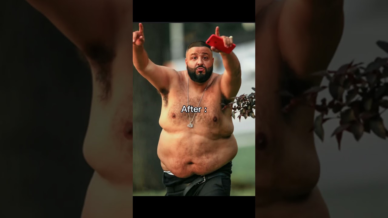 Dj Khaled before drugs vs after 😢😢😢 