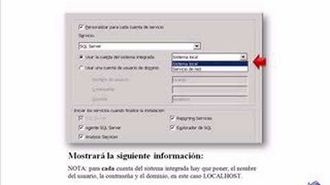 Instalación de SQL Server 2005