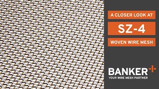 A Closer Look: Banker Wire SZ-4 Woven Wire Mesh