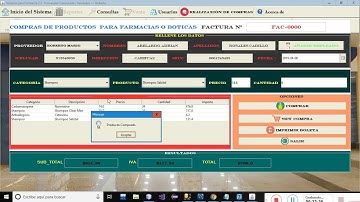 sistema farmacia para ventas y compras (control de stock) en java y mysql