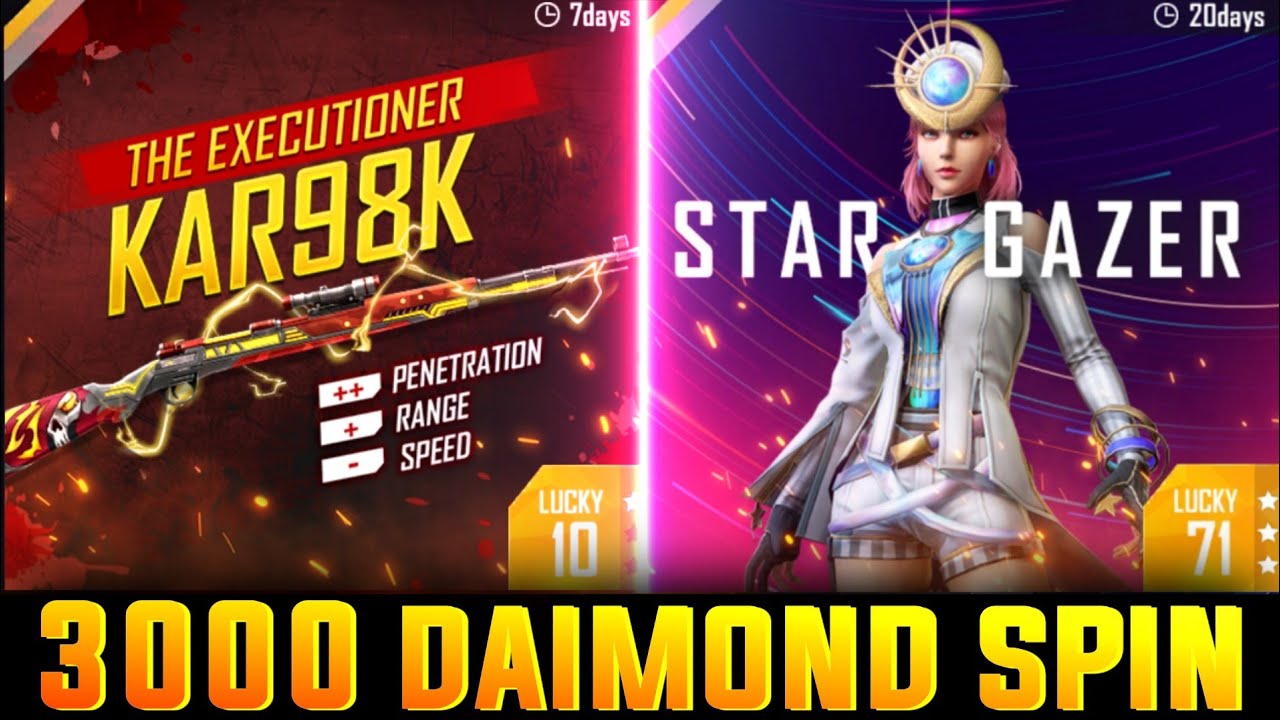 3000 Daimond spin in a weapon Royal and dimond royal | ALONESTAR  FF