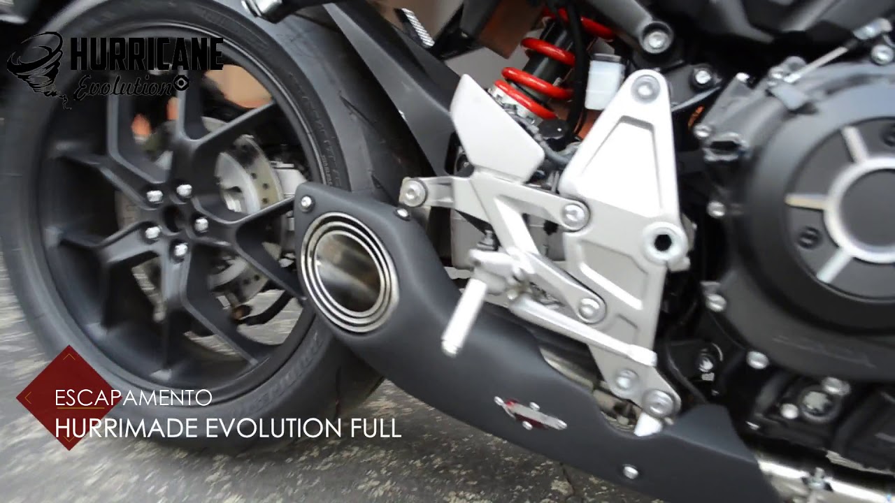 Capa do vídeo Escapamento Hurrimade Evolution Full Honda CB 1000R 2019 a 2025