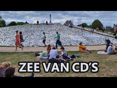 Sea of CD's in Utrecht, The Netherlands