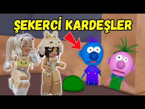 🍬ŞEKERCİ KARDEŞLERİN ŞEKER DÜKKANI 🍭AYŞEM ECE ARI💥ARIGİLLER🐝ROBLOX ESCAPE MR GUMDROP'S CANDYSHOP