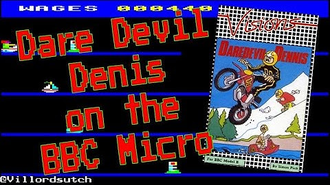 Dare Devil Denis on the BBC Micro by Simon Pick (1984)