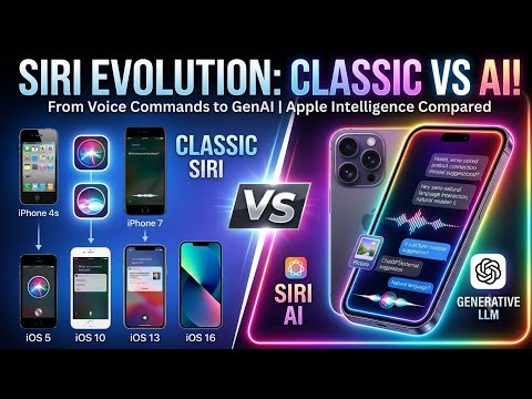 SIRI EVOLUTION: CLASSIC VS AI