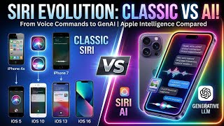 SIRI EVOLUTION: CLASSIC VS AI
