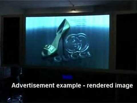 HoloVizio 3D High-definition hits advertisement