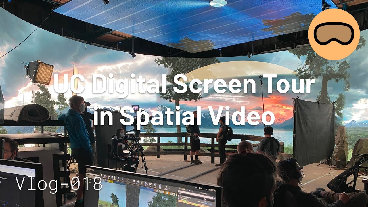 [Spatial video vlog] K's vlog 018_ Tour of the UC Digital Screen Campus