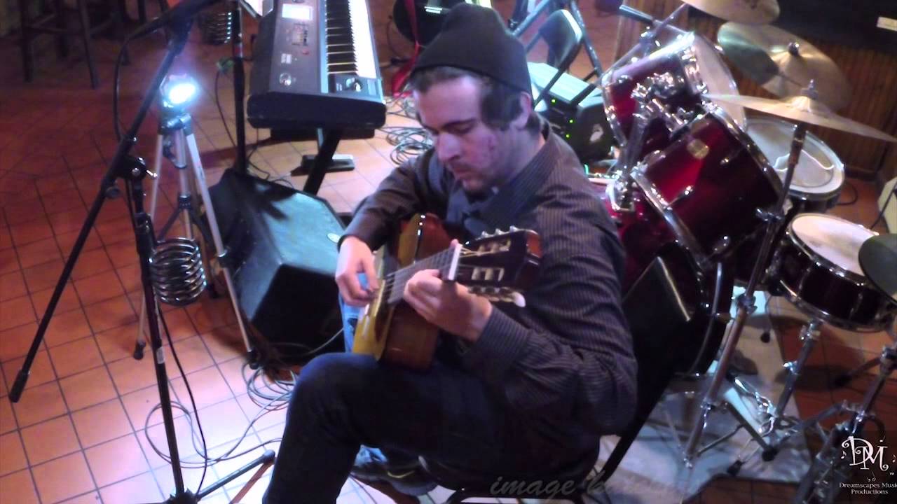 We Teach Guitar, Here's Matt Jordan at a past Dreamscapes Music Productions LLC Music Showcase