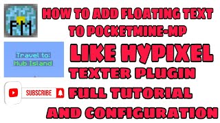 how to make floating text in pocketmine | floating text plugin pocketmine | Endlapse Tech
