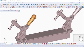 VariCAD – Selecting a Sub-assembly Part in Assembly