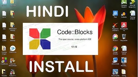 01 |  download and install code blocks| execute code block project| C programming tutorial in hindi