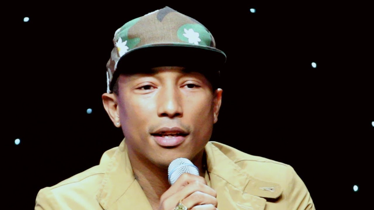 BET Experience 2013 Genuis Talks with Pharell Williams black menu