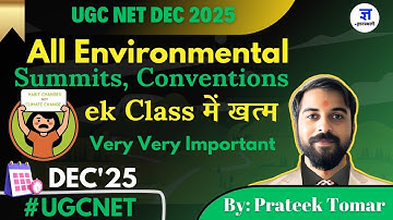 🔥NET PAPER 1 • ALL ENVIRONMENTAL SUMMITS IN ONE CLASS • UNIT 9 • PDE • #netpaper1 