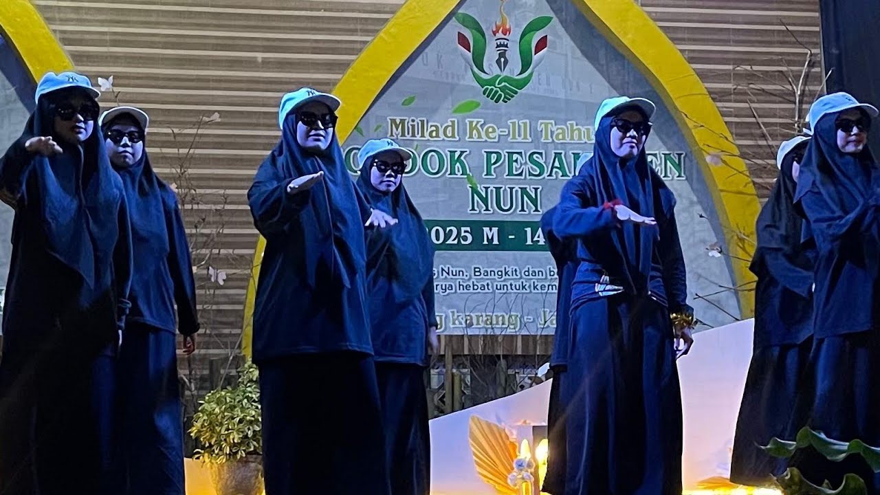 PARADE TARI & DANCE SANTRI PUTRI || PANGGUNG BAHAGIA 2025 × MILAD 11TH PONPES NUN 