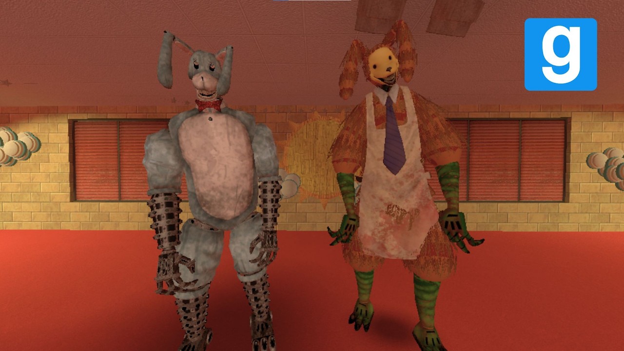 Walten Files Bon The Rabbit and Pumpkin Rabbit | Garry's Mod - YouTube