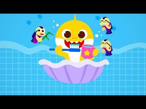 Baby shark brushing teeth time 🪥 🦷 - YouTube