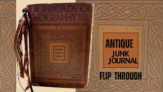 SOLD - Antique Junk Journal Flip Through by Hyperstamper