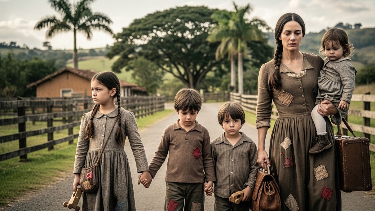 Ignorada pelo Marido, Mulher Pobre foi EMBORA com 4 Filhos e CONSEGUIU Conquistar TUDO ISSO...