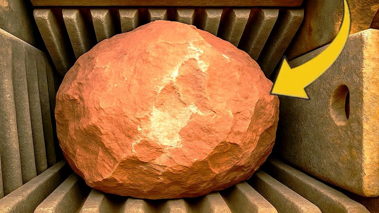 PLAYING with GIANT Rocks! ASMR Rock Quarry CRUSHING Operations - Primary Jaw Crusher in Action.