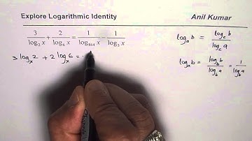 Logarithmic Reciprocal Identity Application Challenge Test Question