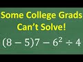 Understanding Order of Operations in Math
