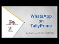 New whtasapp on Tally Prime 4 0