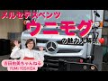 働く車代表!メルセデスベンツ「ウニモグ」大公開!すべてがオンリーワン⭐️運転しちゃいました!⭐️吉田由美ちゃんねる