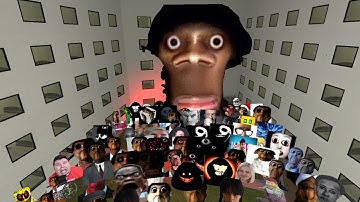 POV BIG AUUGHH VS UNLIMITED NEXTBOTS #gmod #nextbots