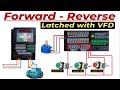 Forward Latched Reverse Latched Motor Control Circuit | vfd forward reverse wiring