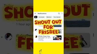 Shout out for Frisbee @GrandadIsAnOldMan
