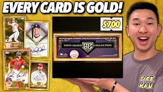 HIGHEND SET WITH NOTHING BUT GOLD!  2023 Topps Chrome Gilded Collection Baseball Hobby Box Review