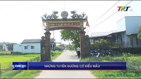 Những tuyến đường cờ kiểu mẫu