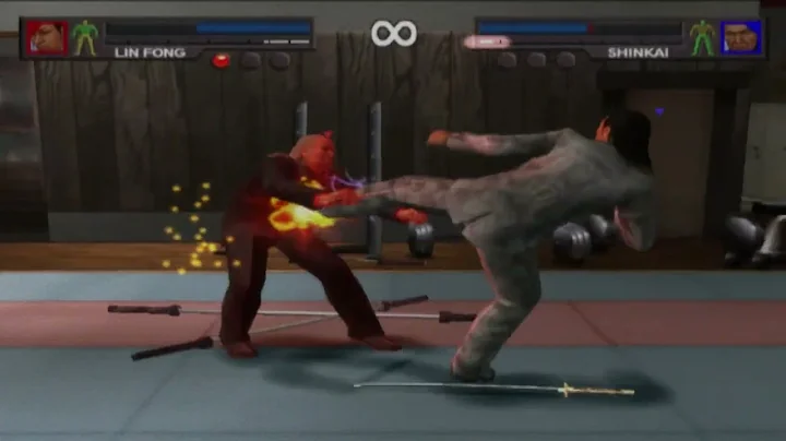 Lin Fong VS Shinkai | Player VS CPU | Urban Reign ...