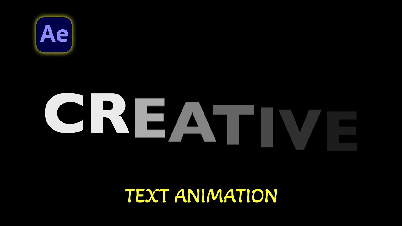 SMOOTH Text Animation in After Effects in 2025 - YouTube