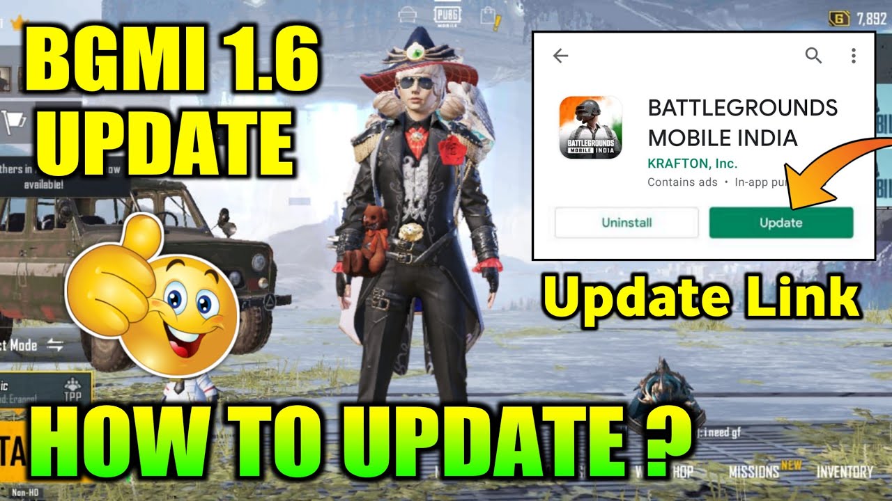 How to Update Bgmi 1.6 Version ? Bgmi 1.6 Update