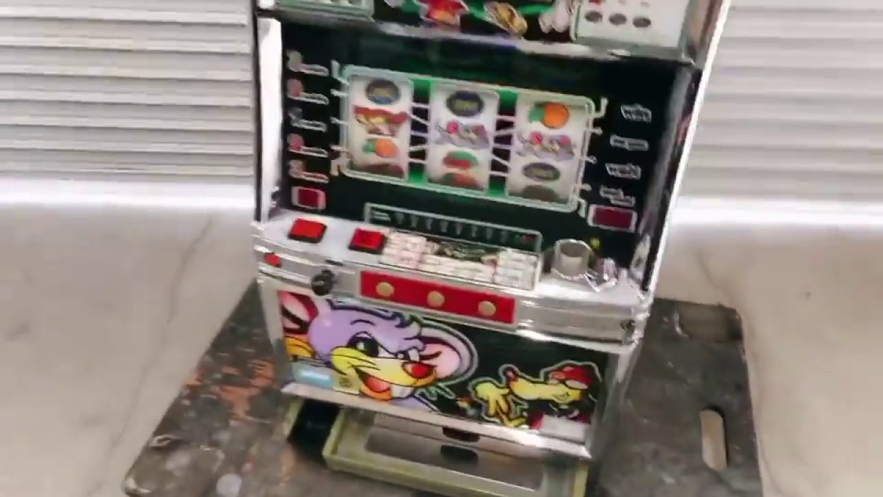 パチスロ実機エレコ☆ゲッターマウス2コイン不要機付4号機