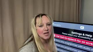 Sam demonstrates channel 555 free view play accessible program guide