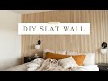 DIY Slat Wall Headboard