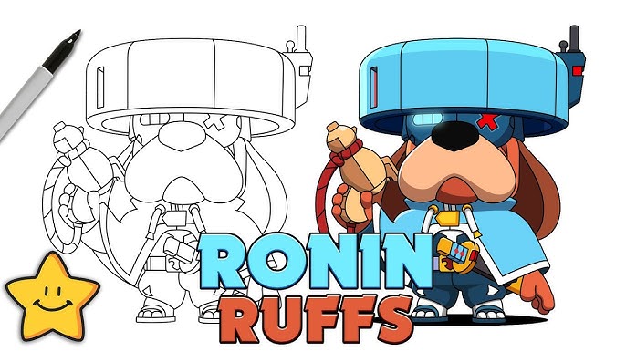 How To Draw Colonel Ruffs Brawl Stars New Brawler Step By Step Youtube