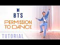 BTS - 'Permission to Dance' Dance Tutorial (Explanation and Mirrored) | Ellen and Brian