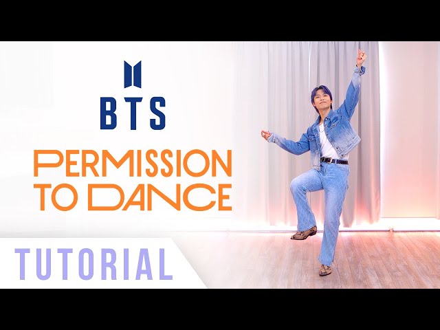 BTS - 'Permission to Dance' Dance Tutorial (Explanation and Mirrored) | Ellen and Brian class=