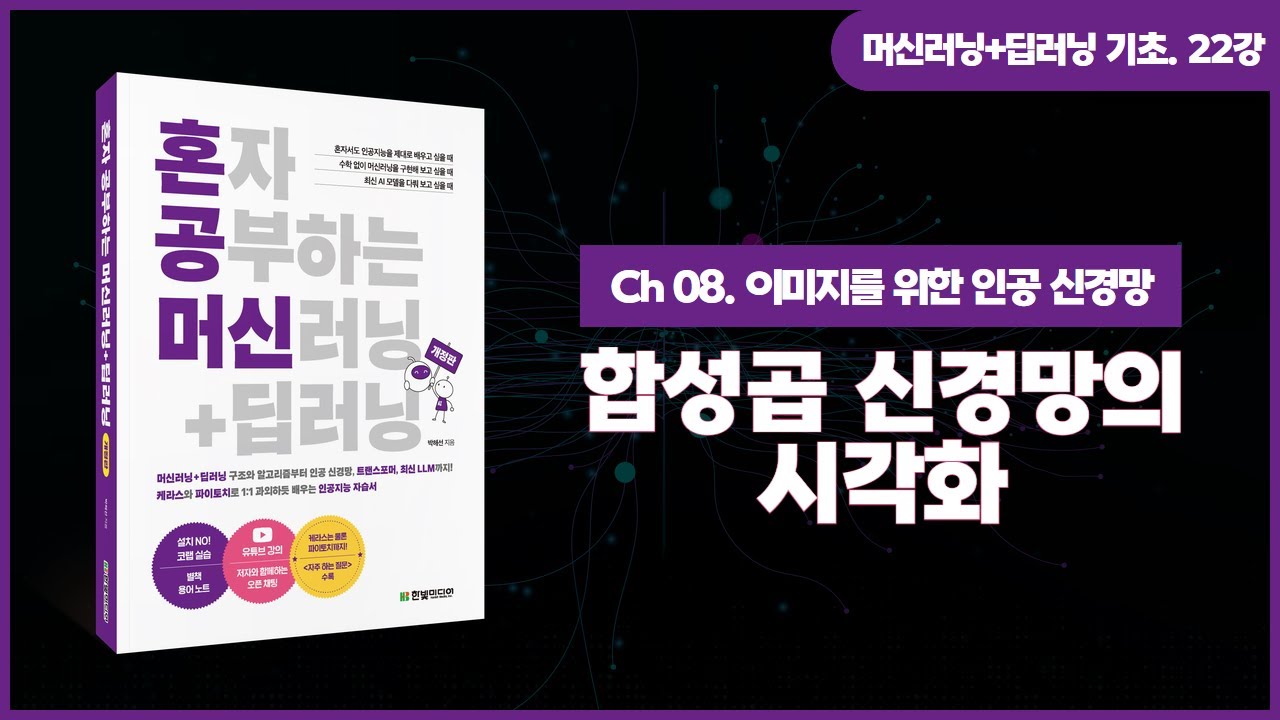 [머신러닝+딥러닝 기초 강의] 22강. 합성곱 신경망의 시각화